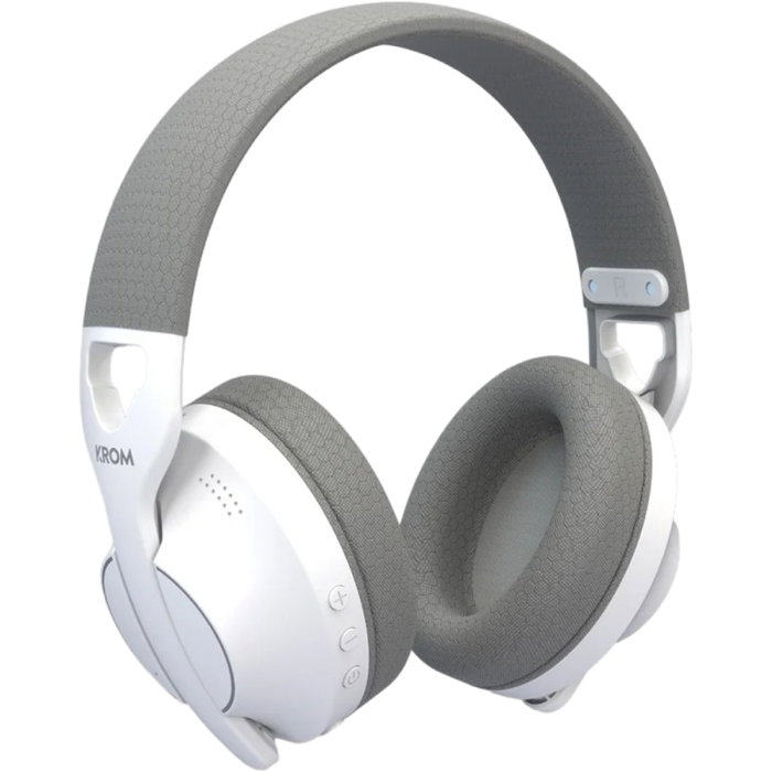 Krom Phase Auriculares Gaming Inalámbricos con Micrófono, Blanco